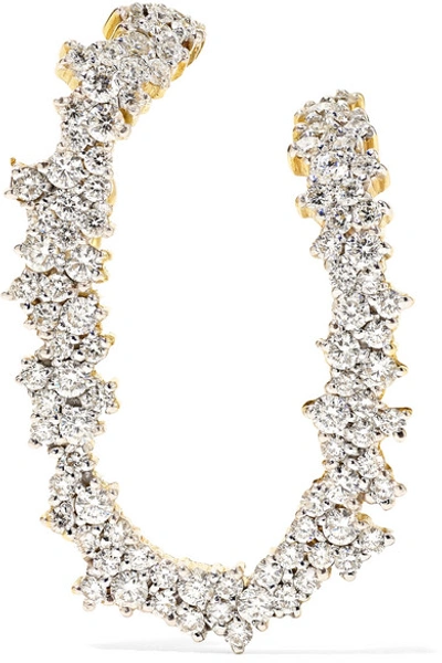 Shop Ana Khouri Izabel 18-karat Gold Diamond Earring