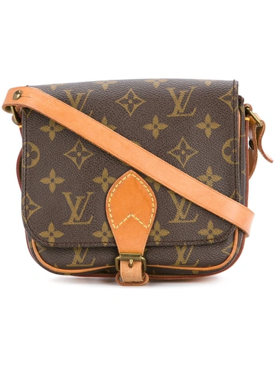 Shop Pre-owned Louis Vuitton Vintage Cartouchiere Pm Shoulder Bag - Brown