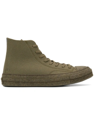 Shop Converse X Jw Anderson Chuck '70 Hi Sneakers - Green