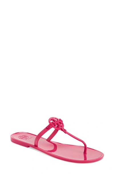 Shop Tory Burch 'mini Miller' Flat Sandal In Fiesta/ Fiesta