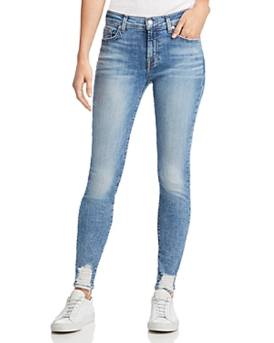 Shop 7 For All Mankind Ankle Skinny Jeans In Light Classic 2