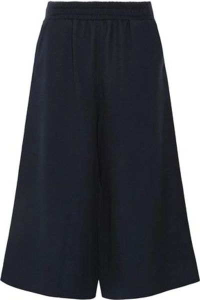 Shop Mother Of Pearl Woman Minos Textured-wool Culottes Storm Blue