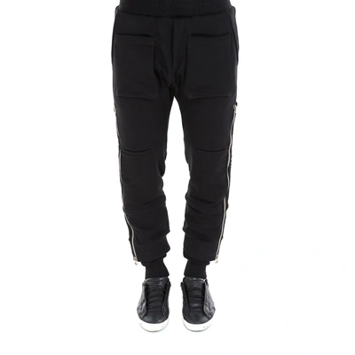 Shop Ih Nom Uh Nit Zipped Jogging Trouseres In Black