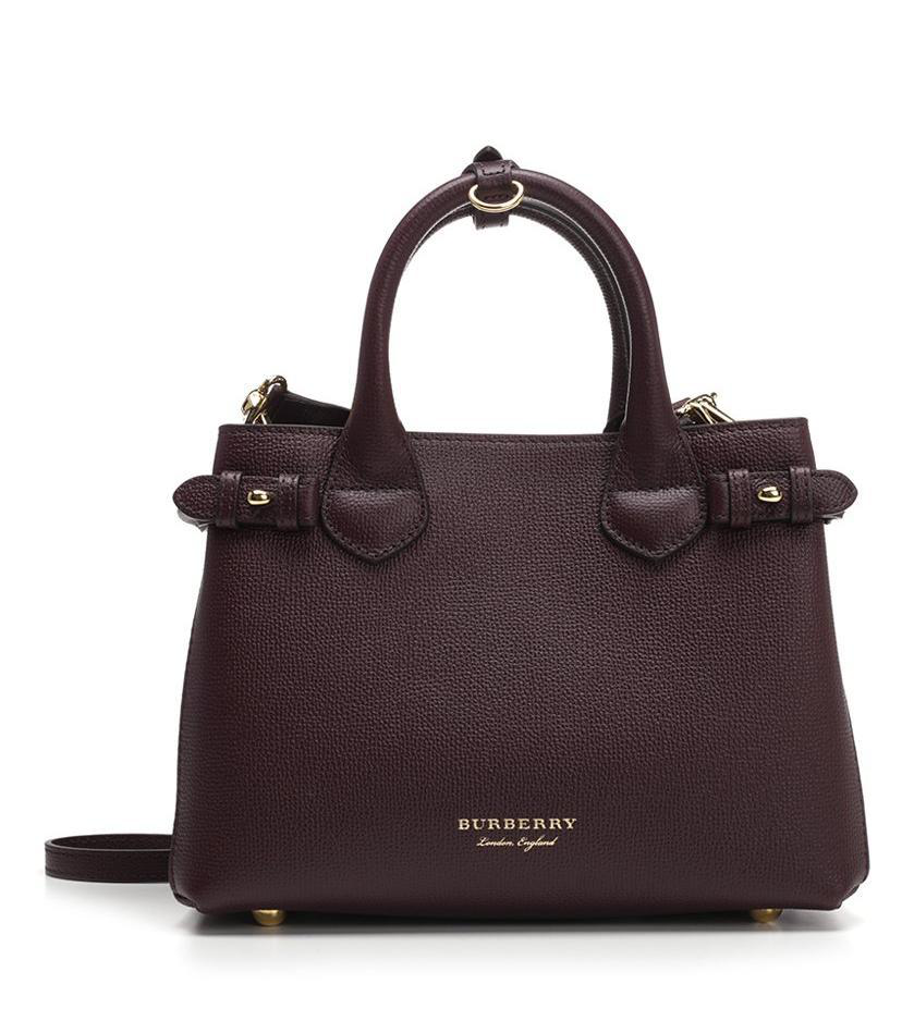 burberry burgundy tote