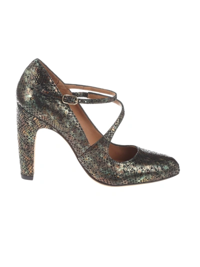 Shop Chie Mihara Che Mihara Dearly Snakeskin Heeled Pumps In Multi