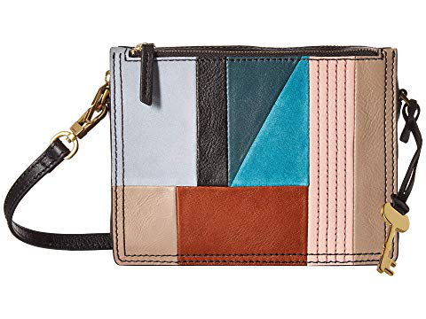 fossil patchwork purse