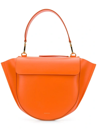 Shop Wandler Hortensia Medium Shoulder Bag In Orange