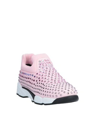 Shop Pinko Sneakers In Pink