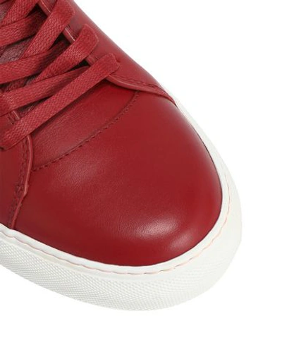 Shop Buscemi Sneakers In Brick Red