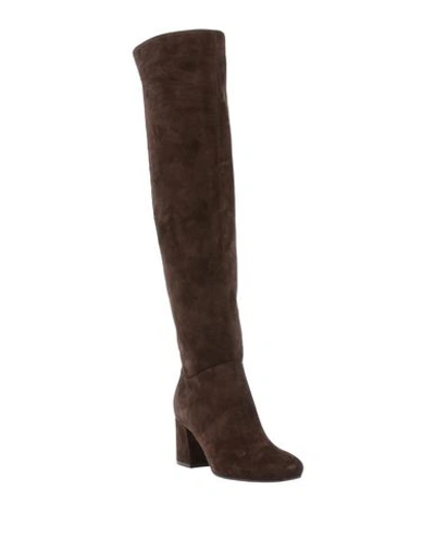 Shop Le Silla Boots In Dark Brown