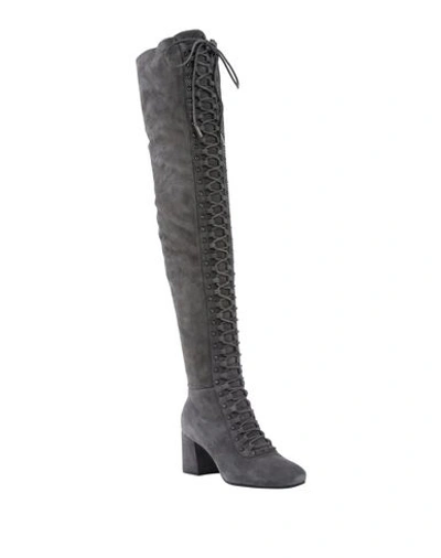 Shop Le Silla Boots In Grey