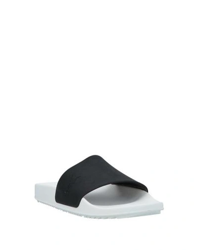 Shop Rick Owens Drkshdw Sandals In White