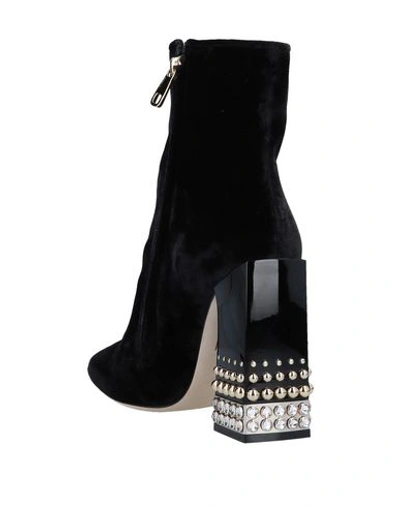 Dolce & Gabbana Ankle Boots In Black