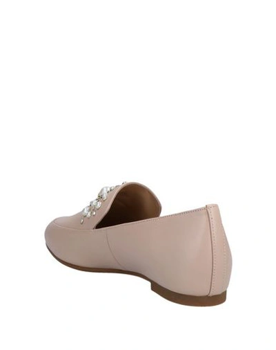 Shop Michael Michael Kors Loafers In Pale Pink