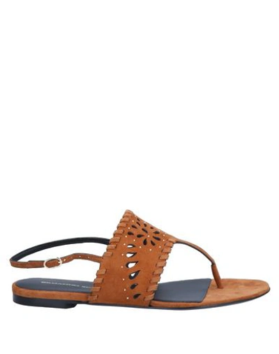 Shop Ermanno Scervino Flip Flops In Brown