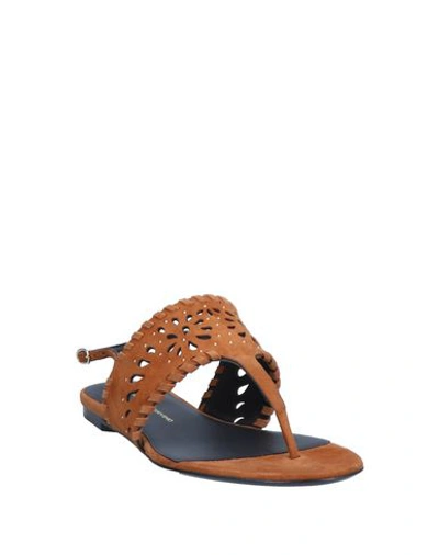 Shop Ermanno Scervino Flip Flops In Brown