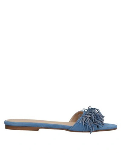 Shop Rebecca Minkoff Sandals In Azure