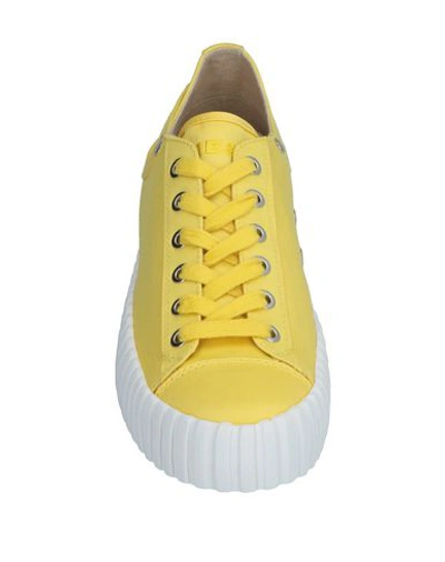 Shop Diesel Sneakers In Yellow