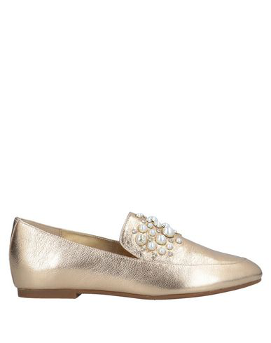 michael kors silver loafers