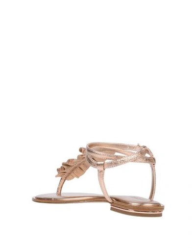 Shop Michael Michael Kors Toe Strap Sandals In Pink