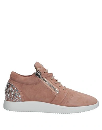 Shop Giuseppe Zanotti Sneakers In Pink