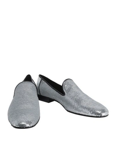 Shop Diane Von Furstenberg Loafers In Silver
