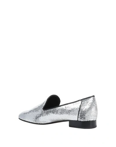 Shop Diane Von Furstenberg Loafers In Silver