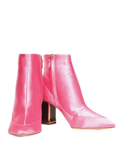 Shop Diane Von Furstenberg Ankle Boots In Pink