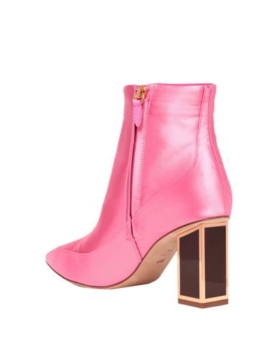 Shop Diane Von Furstenberg Ankle Boots In Pink