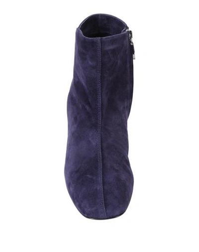 Shop Alberto Fermani Ankle Boot In Dark Purple