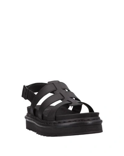 Shop Dr. Martens' Sandals In Black