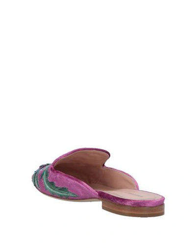 Shop Alberta Ferretti Woman Mules & Clogs Light Purple Size 6 Textile Fibers