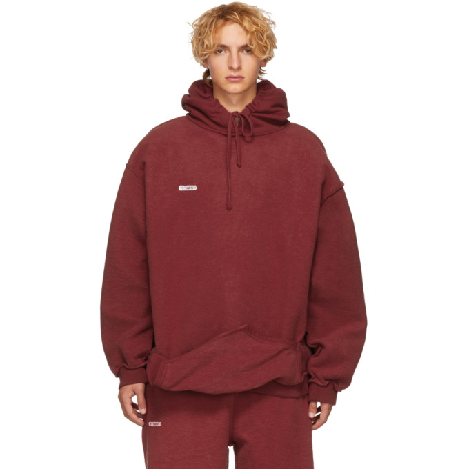 vetements hoodie inside out