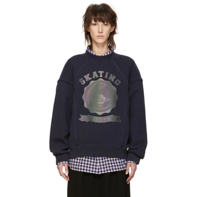 Margiela skating sweatshirt hotsell