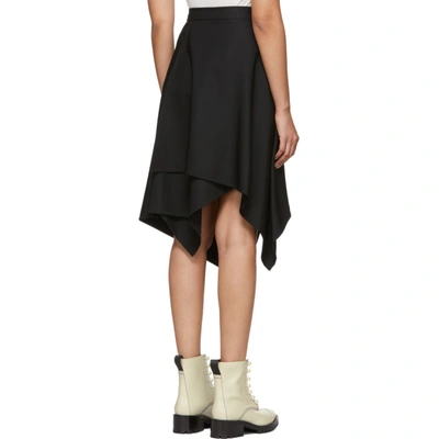 Shop 3.1 Phillip Lim / フィリップ リム 3.1 Phillip Lim Black Tailored Handkerchief Skirt In Ba001 Black