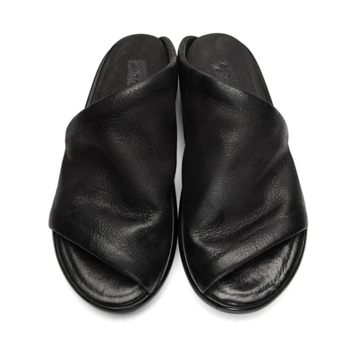 Shop Marsèll Marsell Black Ciambella Sandals In 5066 Nero