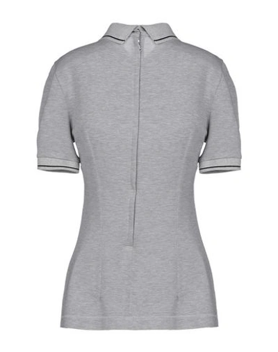 Shop Dolce & Gabbana Polo Shirts In Grey