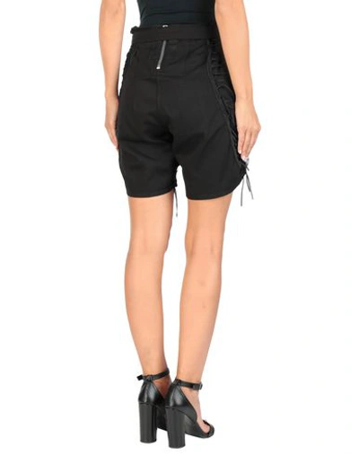 Shop Saint Laurent Woman Shorts & Bermuda Shorts Black Size 6 Cotton, Linen