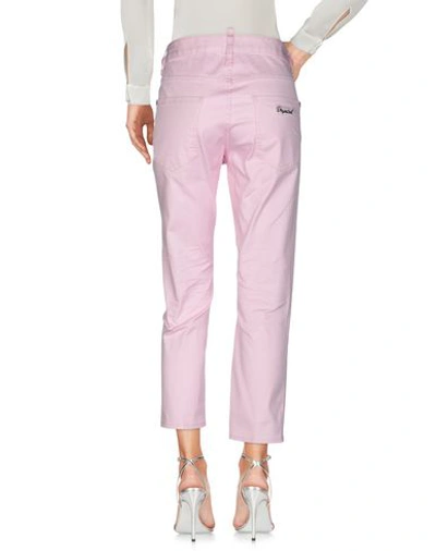 Dsquared2 Cropped Pants In Pink
