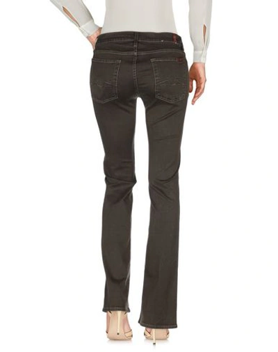 Shop 7 For All Mankind Casual Pants In Dark Brown