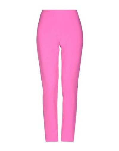 Shop Moschino Pants In Fuchsia