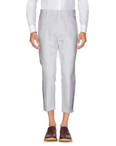 Shop Dsquared2 Cropped Pants In White