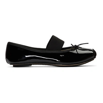 Shop Repetto Black Patent Catherine Ballerina Flats In 410 Black