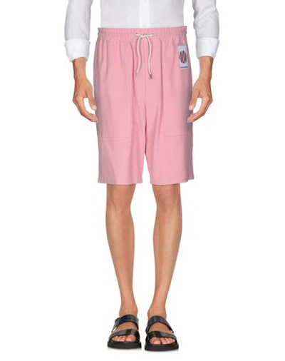 Shop Umit Benan Shorts & Bermuda Shorts In Pink
