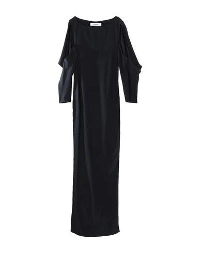 Shop Chalayan Long Dress In Black