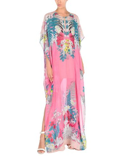 Shop Just Cavalli Long Dress In Pink