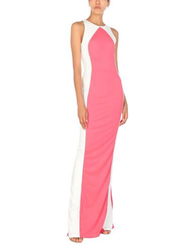 Shop Just Cavalli Long Dress In White