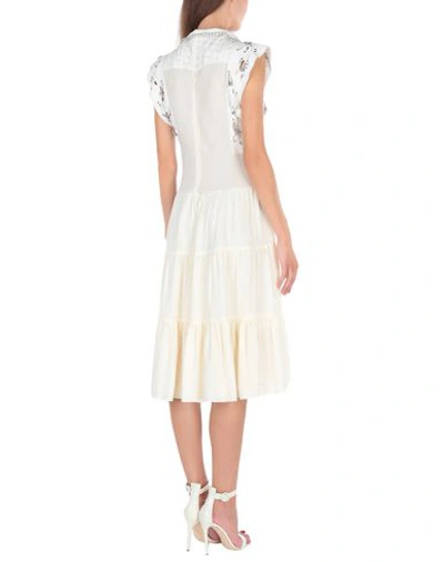 Shop Chloé 3/4 Length Dresses In White