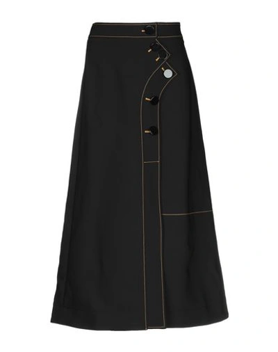 Shop Ellery Maxi Skirts In Black