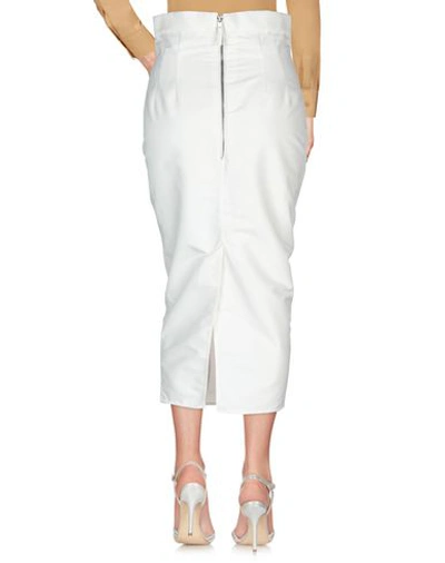 Shop Rick Owens Maxi Skirts In White